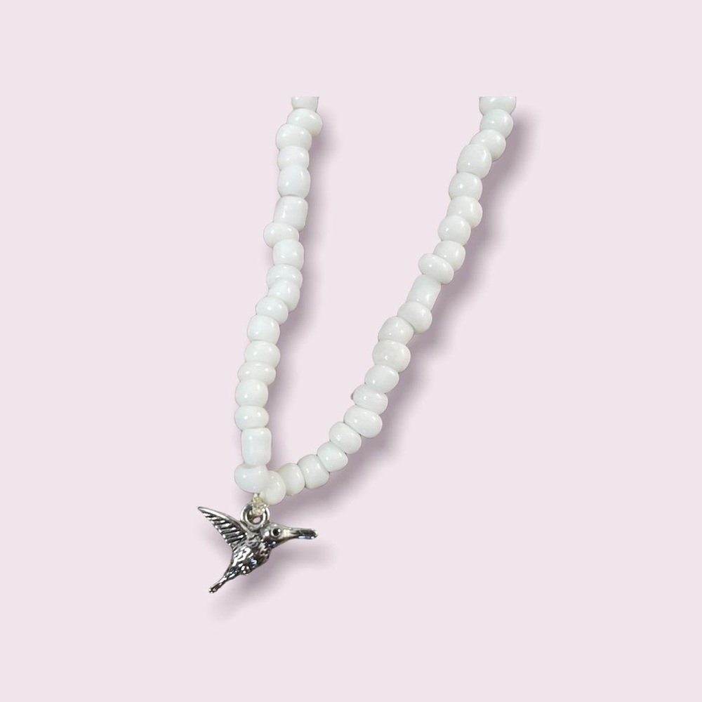 handmade beaded choker necklace